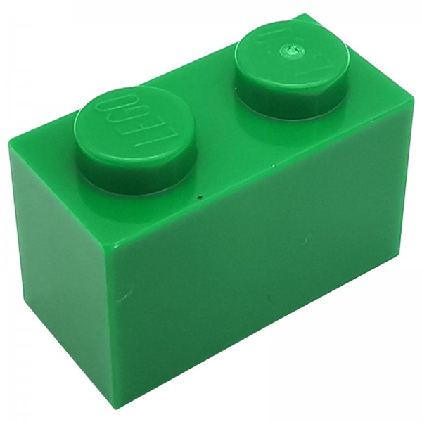 LEGO® Stein 1 x 2 grün 4107736