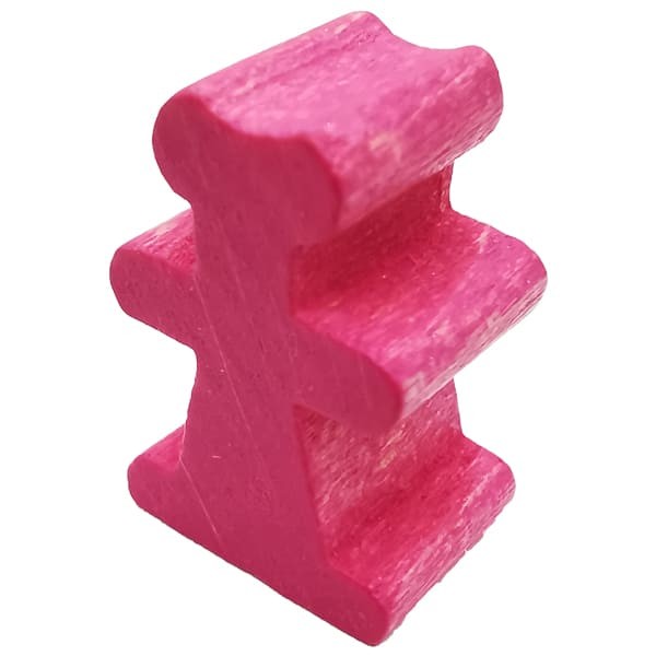 Carcassonne - Baumeister Figur pink