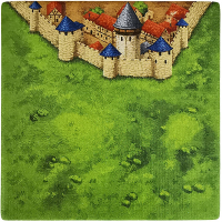 Carcassonne Plättchen E 2 / 4 mit W gallery