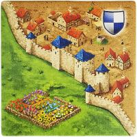 Carcassonne Plättchen M 2 / 2 mit G gallery
