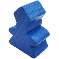 Carcassonne der Abt Figur blau gallery