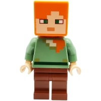 LEGO® Minecraft™ Figur Alex min017 Gebraucht (Neuw