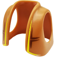 PLAYMOBIL® Weste braun / gelb Gebraucht (Neuwertig) 1