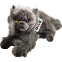 Perserkatze grau Kuscheltier 37 cm lang von Carl Dick 1