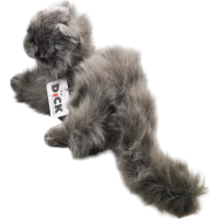 Perserkatze grau Kuscheltier 37 cm lang von Carl Dick 3