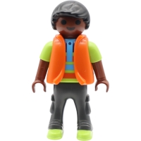 PLAYMOBIL® Junge mit oranger Weste k0009a 2
