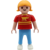 PLAYMOBIL® Mädchen Figur mit roten Shirt k0012a 2