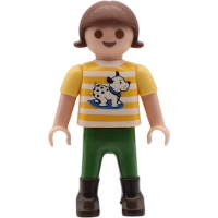PLAYMOBIL® Mädchen Figur mit einem Hundeshirt 30113