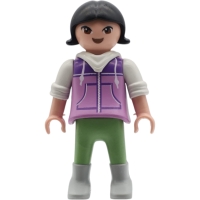 PLAYMOBIL® Mädchen Figur mit violettem Hoodie k0015