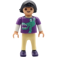 PLAYMOBIL® Mädchen Figur mit violetten Oberteil 301