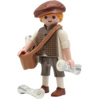PLAYMOBIL&reg; Zeitungsjunge Figur 71605h Gebraucht...